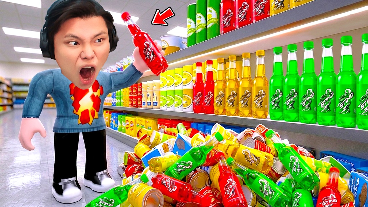 [ROBLOX] JayGray Dọn Dẹp Siêu Thị Cực Thư Giãn🍉😴Thử Thách ASMR Công Việc Xếp Hàng Lên Kệ Bán Tạp Hóa
