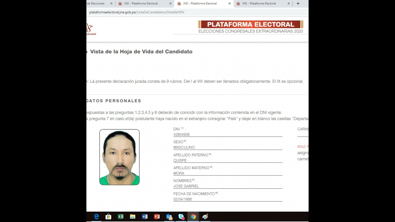 Conoce los impedimentos para postular en las Elecciones Regionales y Municipales 2026