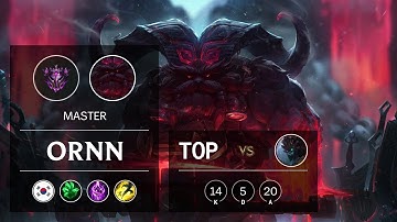 Ornn Top vs Maokai - KR Master Patch 9.19