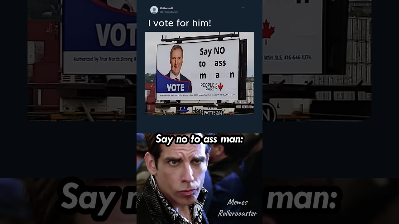 The best voting slogan 😂