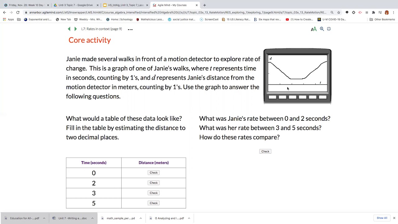 Topic 7 Lesson 7 Core Activity - YouTube