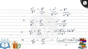 If \( \alpha \) and \( \beta \) are the zeros of the quadratic polynomial \( f(x)=x^{2}-p x+q \)...