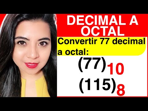 DECIMAL A OCTAL