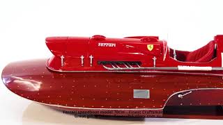 Ferrari arno xi hydroplane 70cm model boat - seacraft gallery