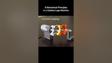 8 mechanical principles in a useless Lego machine (front side) #shorts
