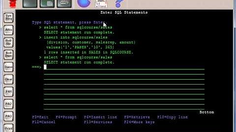 AS/400 & IBM i SQL Create Table 4
