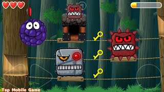 Red Ball 4 Gameplay All Mini Bosses VS Basketball (Ios, Android) screenshot 1