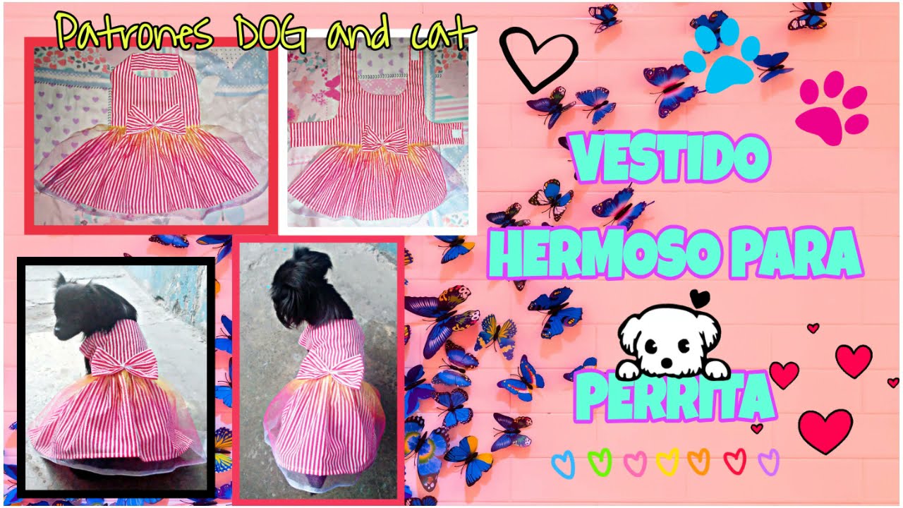 VESTIDO HERMOSO PARA PERRITA 🐶💞 - ropa para perro