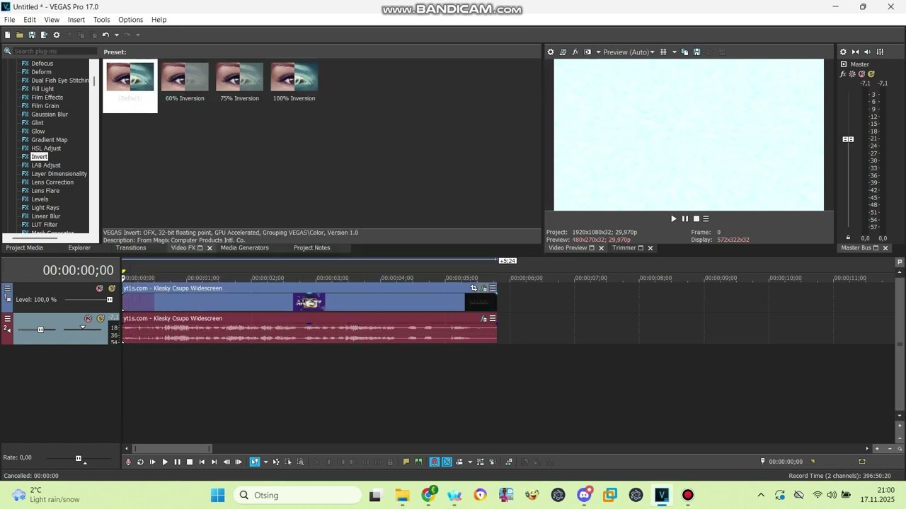 How to make God's Blast Effect on Vegas Pro