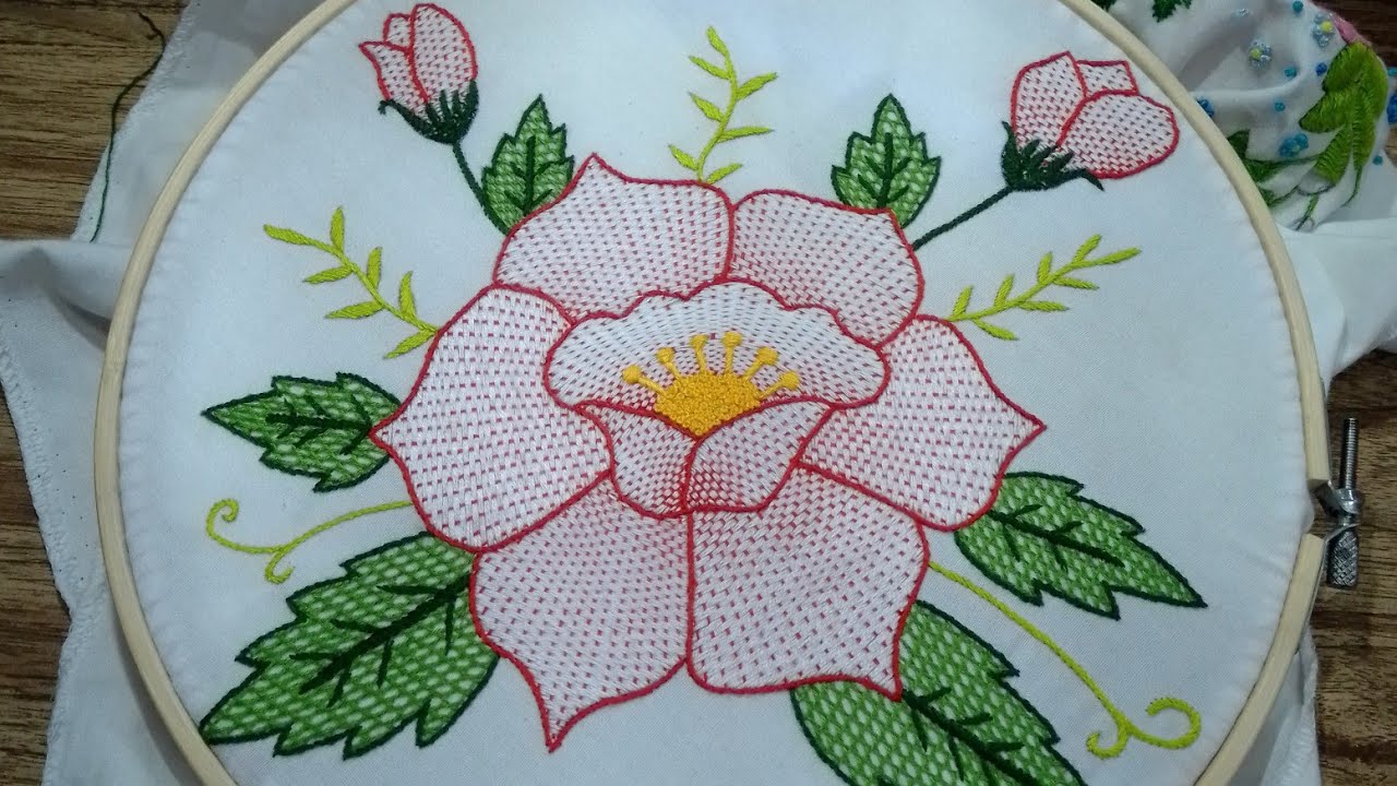 Hermosa puntada de petatillo para rosas 🌹🌹💐 super fácil de hacer!!! 🌿