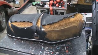 COMPLETE MOTORCYCLE SEAT RESTORATION (part 1)