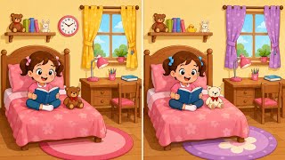 Spot The Difference Brain Training| Use Your Sharp Eyes And Smart Brain To Solve This Puzzle