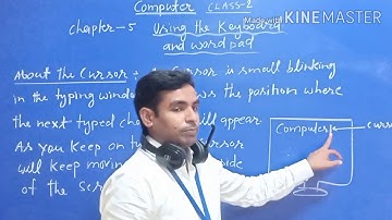 Computer class-2 Chapter-5 Using the keyboard and Wordpad.