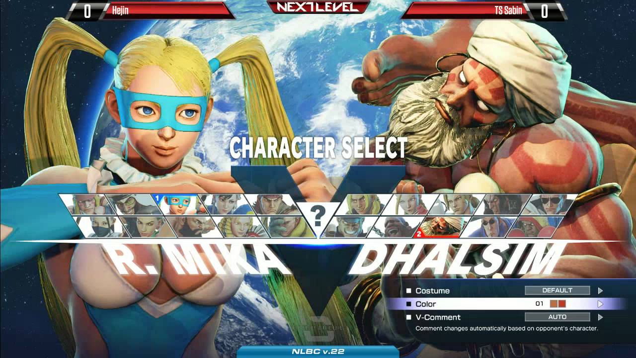 SFV @ NLBC v.22 - OG MasterMike (Fang) vs RM Hexen(Nash);Hejin(Mika) vs TS Sabin(Dhalsim)[720P60FPS]