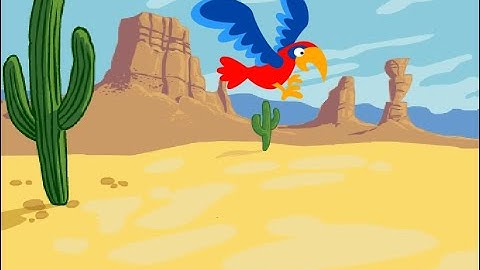 Scratch Tutorial | Parrot Flying in Desert in Scratch