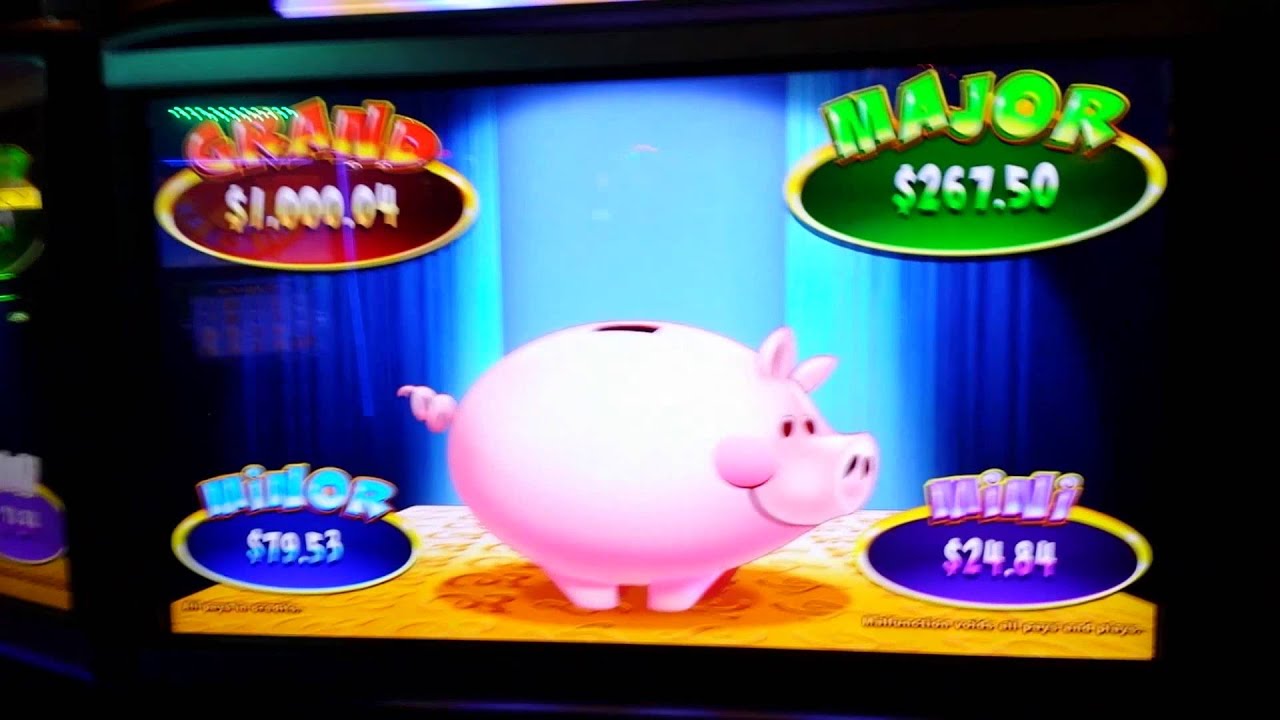 Piggy Bankin Slot Grand Jackpot 10 freeplay win!! YouTube