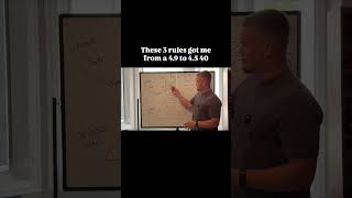 The 3 rules that took me from a 4.9 to 4.5