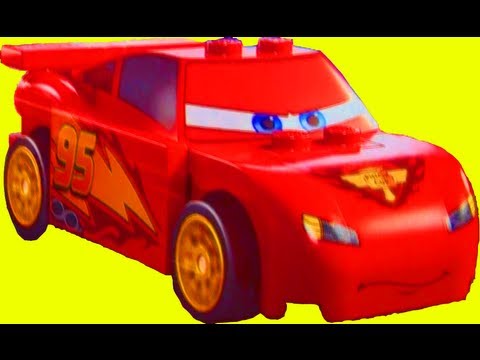 LEGO Cars 2 Toy Review - Disney World Grand Racing Rivalry Pixar LEGO #8423 Lightning McQueen - YouTube