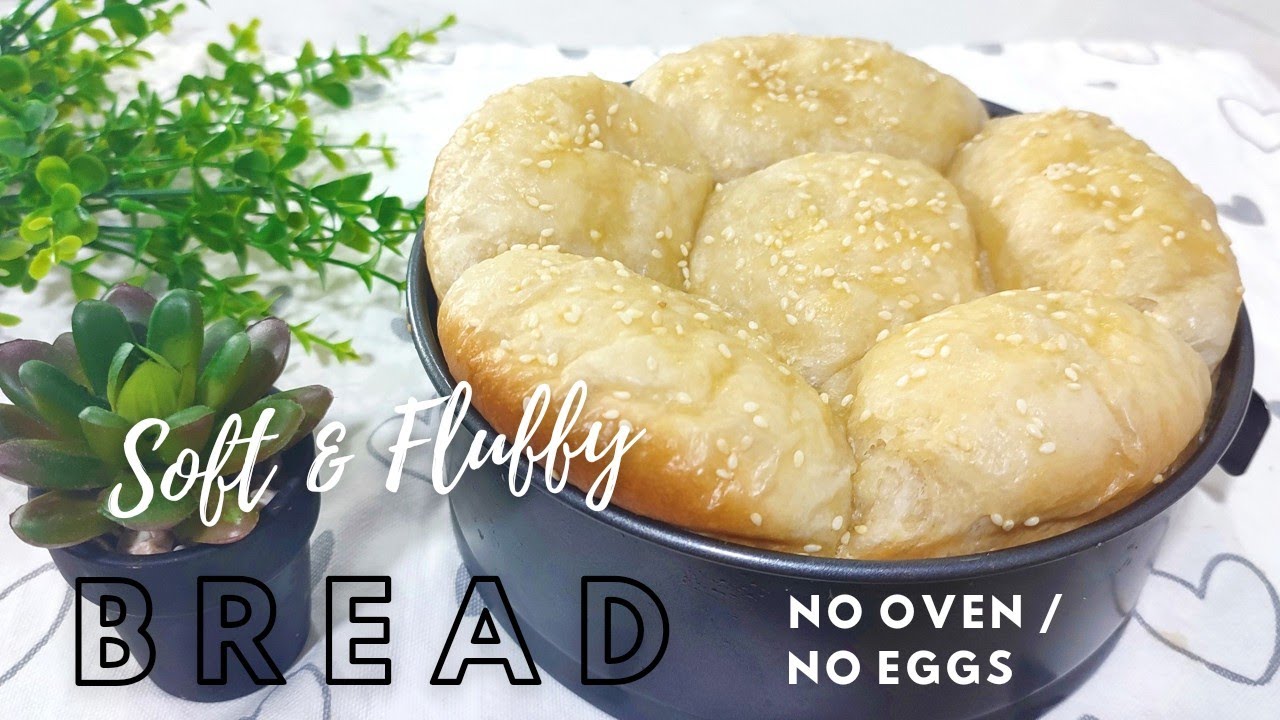 SOFT AND FLUFFY BREAD | NO BAKE | NO EGGS | Basic Bread Recipe 💛