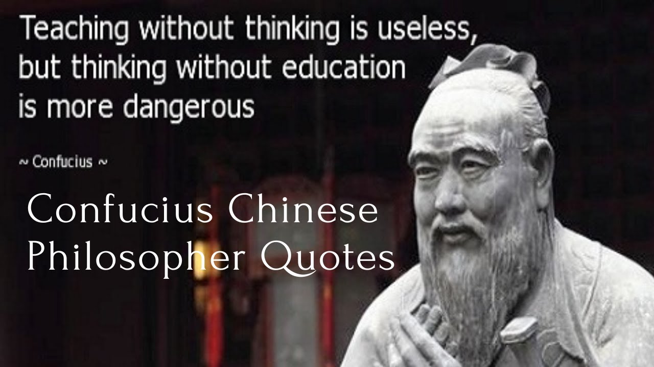 Confucius Chinese philosopher Quotes