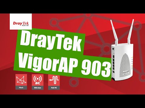 Overview Of The DrayTek VigorAP 903 (Wi Fi Mesh AP)