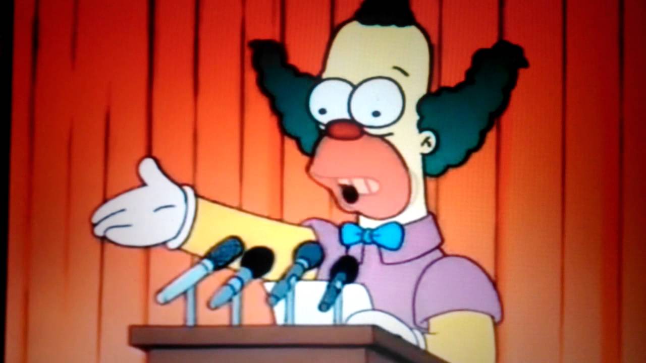 Krusty se retira del espectaculo YouTube
