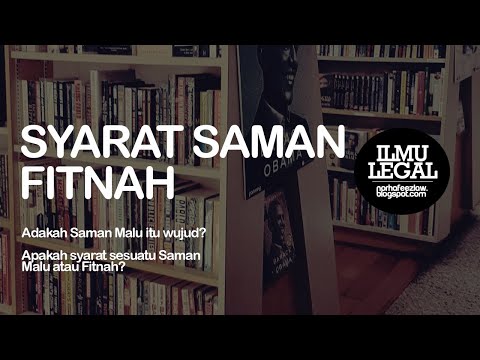 Video: Bolehkah anda menyaman seseorang kerana memalsukan maklumat?