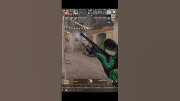 INSANE AWP NO-SCOPE FLICK CS2! #shorts #csgo #viralvideo