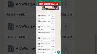 AN WHATSAPP DOWNLOAD FAILED screenshot 4