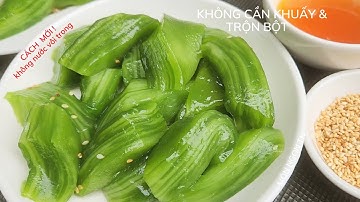 Làm theo cách mới này Bánh Đúc dai giòn không khuấy bột không nước vôi trong không hàn the