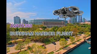 AVATA 360 Burnham Harbor test flight (AI upscale)
