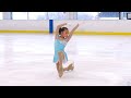 Learning to fly skylar lautowapeguero skates to christinaaguilera on world ice skating day