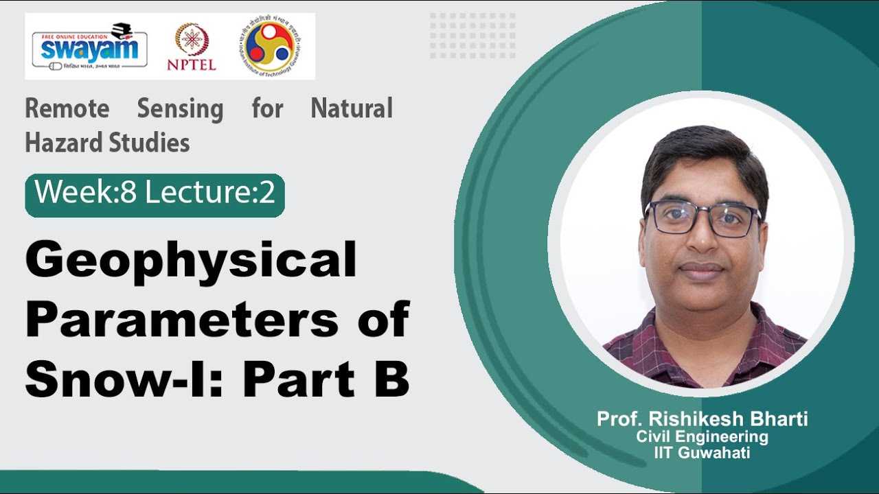 Lec 22 b:Geophysical Parameters of Snow-I: Part B
