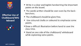 Methods of Teaching Chemistry Unit 5 Session 6