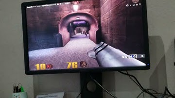 QUAKE 3 ARENA, deathmatch, 20 frags limit. QDM6 map. NIGHTMARE level. A blast from the past... 8)