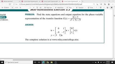State space model labview