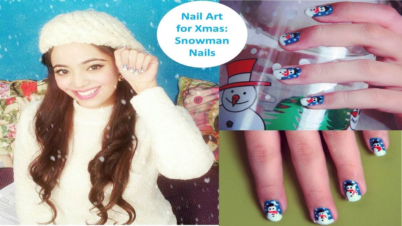 8. Snowman Nail Art Design - wide 7