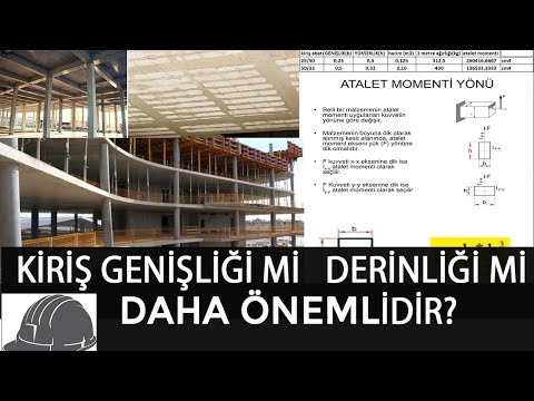 KİRİŞ GENİŞLİĞİ Mİ DERİNLİĞİ Mİ