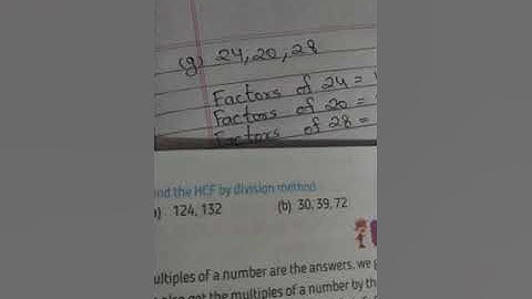 class 4 mathematics chapter 6 Factors and Multiple Exercise 6C