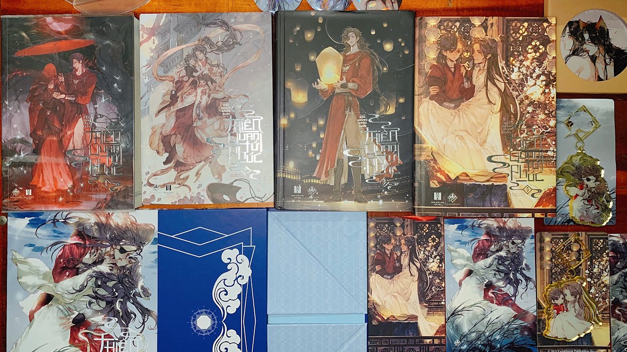 Unboxing Thiên Quan Tứ Phúc quyển 4 đặc biệt- Boxset - Standee | Standee đầu tiên của Nhi Rùi 🌸🦋⛩