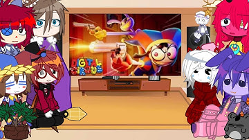 TADC React To The Amazing Digital Circus Ep 6 They All Get Guns II Gacha Club 🐰