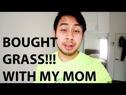 bought-grass-with-my-mom!-😱