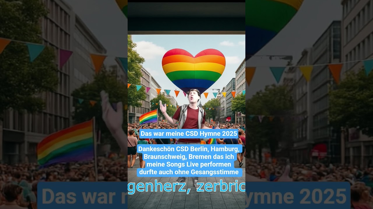 Meine CSD Hymne 2025 #empathicleon #newmusic #verherrlichen #musikmitbotschaft #live   #csd2025