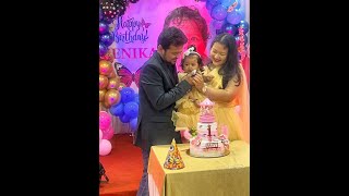 my 1st birthday on stage with Mumma and papa 🥰 |#shorts #trending #firstbirthday #birthday #family