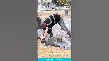 Impressive Laying Technique: Flawless & Efficient for Paving Block Job