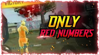 Only Red Numbers ️ || global players  || Unbelievable headshot ?