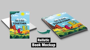 How to Create Realistic Book Mockup in Photoshop | Step-by-Step Tutorial