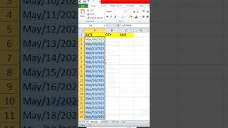 ✔ Date format in Excel 👍 | Excel me Date Sahi karne ka tarika #excel #exceltips #excelshortcut