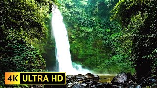 Relaxing WATERFALL: Brown Noise and Nature Sounds for Deep Relaxation &amp; Tinnitus Relief
