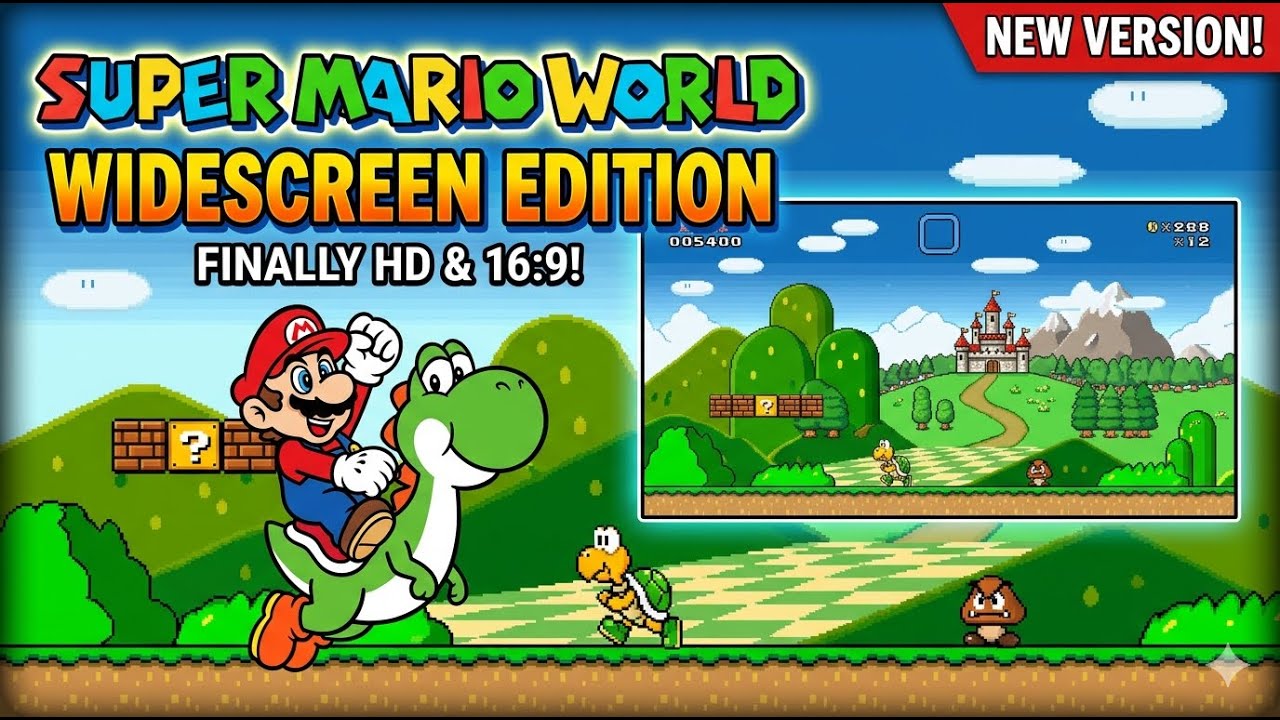 Let's Play Some MORE Super Mario World: Widescreen Edition!! FINALE ...